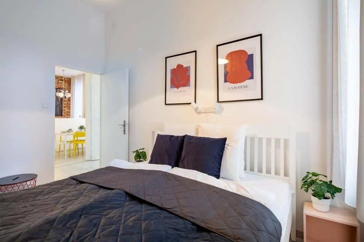 Modern Retreat For 8 Guests Lägenhet Budapest 0*,  Ungern